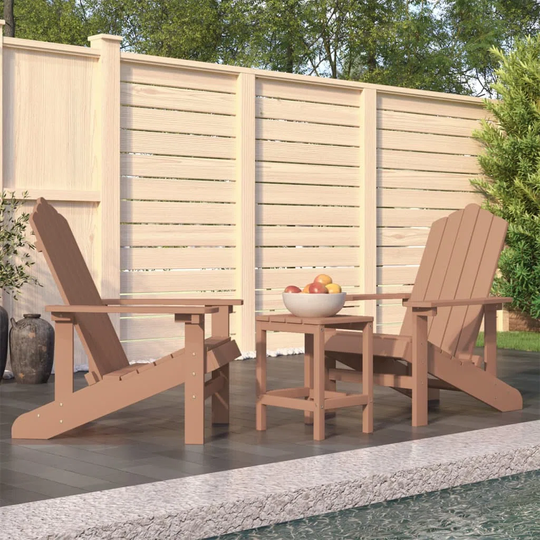 Lippa House of Hampton Garden Adirondack Chair With Table