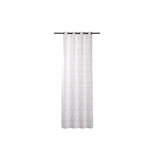 Detzani Eyelet Semi Sheer Curtain