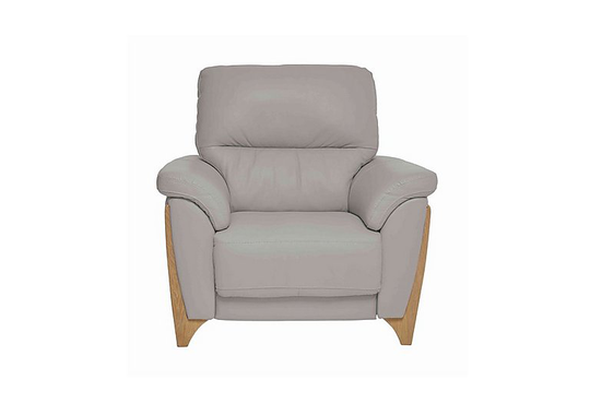 Ercol - Enna Leather Armchair - Grey