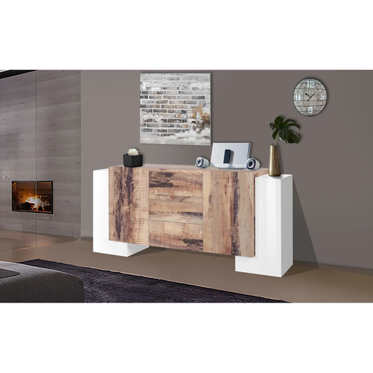 Betul 210 Cm Wide 3 Drawer Sideboard