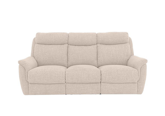Orlando 3 Seater Fabric Sofa - Cream