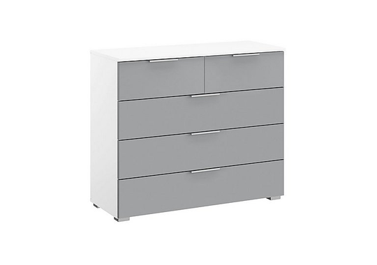 Rauch - Indiana 3 + 2 Drawer Chest of Drawers - Grey