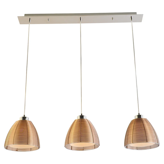 Glendarious 3 - Light Kitchen Island Dome Pendant