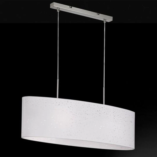 Metro Lane Missouri Pendant Light 2 Light Source Nickle Matt