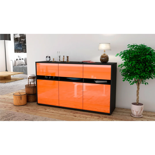 Gusman 136 Cm Wide 3 Drawer Sideboard