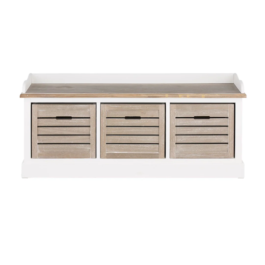 Goldenrod Storage Bench