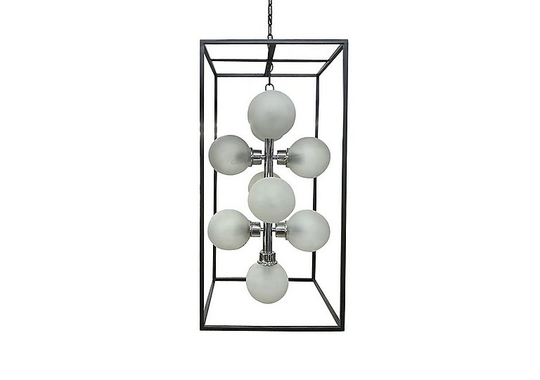 Nova Frosted Cluster 9 Bulb Chandelier