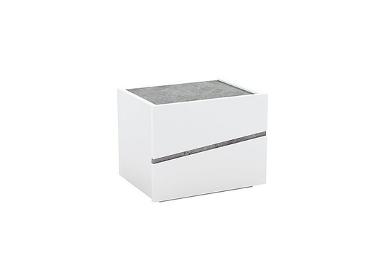 Lisia 2 Drawer Bedside Cabinet