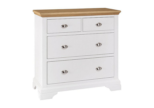 Furnitureland - Emily 4 Drawer Chest - Cream