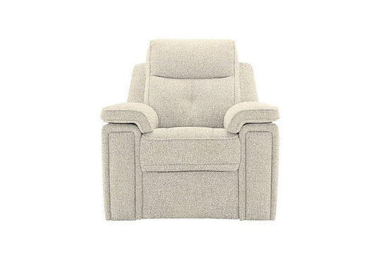 G Plan - Hannington Fabric Manual Recliner Armchair - Beige