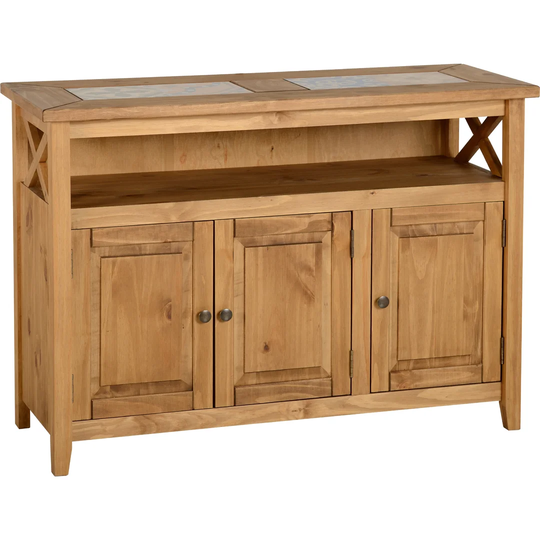 Rutter 118 Cm Wide Pine Solid Wood Sideboard