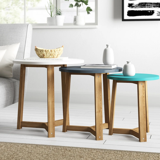 Yajaira 3 Piece Nest of Tables