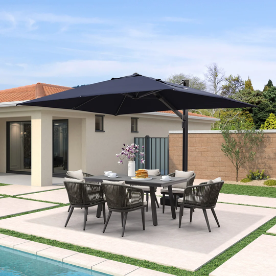 Mceachern 2.7m x 3.6m Rectangular Cantilever Parasol