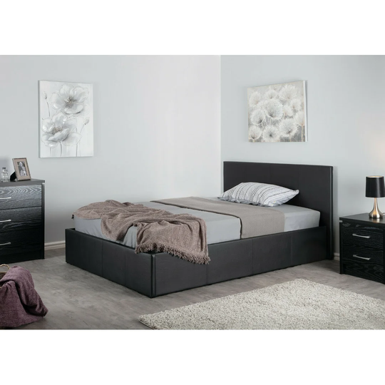 Kjeld Small Double 4' Upholstered Ottoman Bed