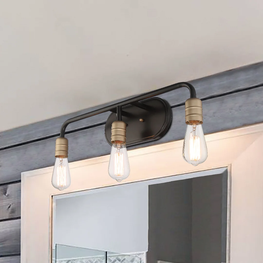 Giuliana 3 - Light Dimmable Black Vanity Light