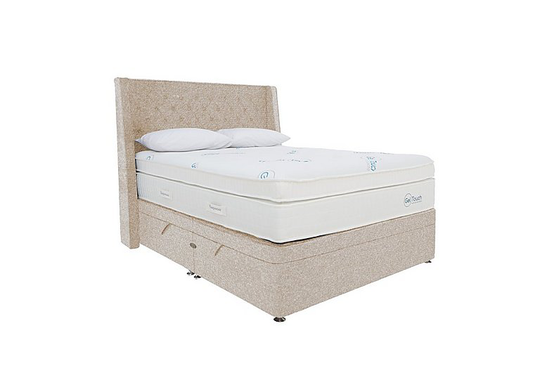 Sleepeezee - Geltouch Advanced 10000 Side-Lift Ottoman Divan Set - King Size - Cream