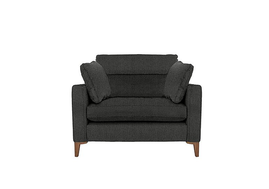 Uniqa Fabric Snuggler Chair - Grey