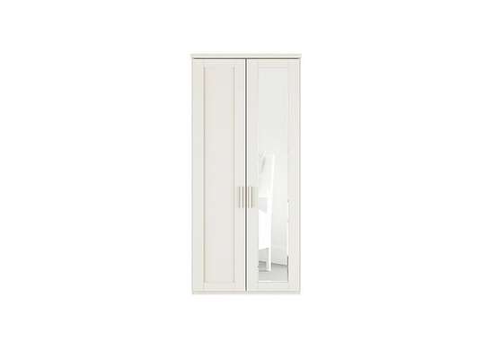 Wiemann - Kempton 2 Door Hinged Wardrobe with Right Door Mirror