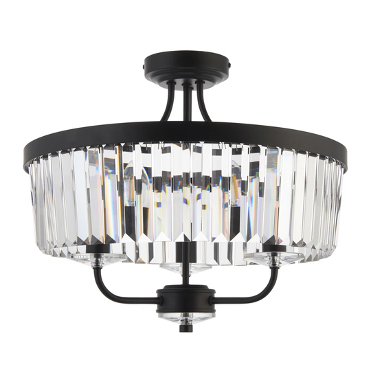 Galesville 3-Light Semi Flush Wall Light