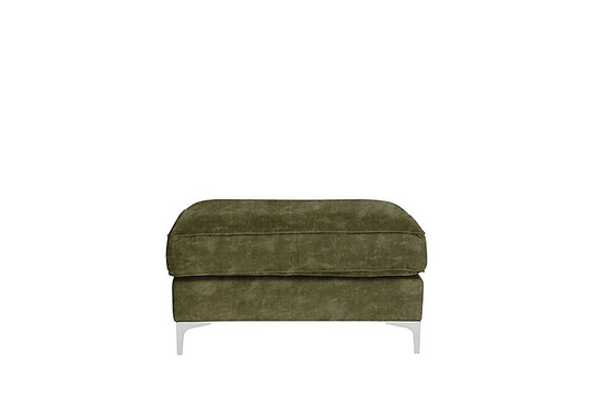 Legend Fabric Footstool - Green