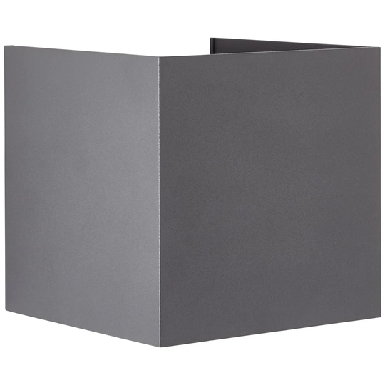 LED outdoor wall light in dark gray