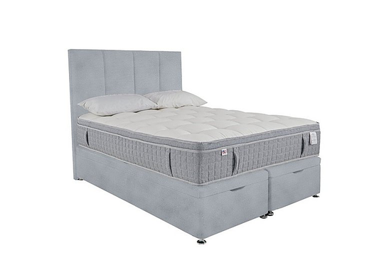 Millbrook - PureTech Pillow Top End Ottoman Divan Set - Double - Grey
