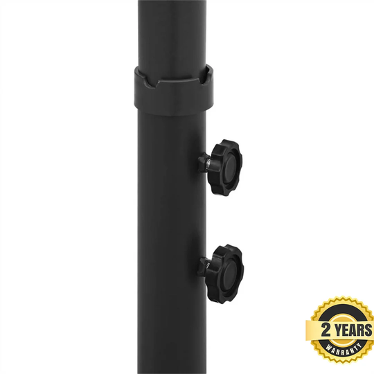 Double parasol with steel pole 600cm