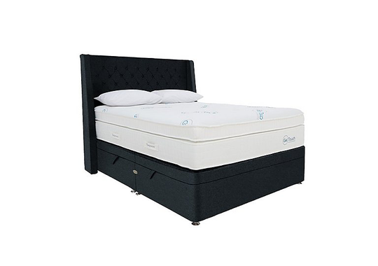 Sleepeezee - Geltouch Advanced 10000 Side-Lift Ottoman Divan Set - Double - Black