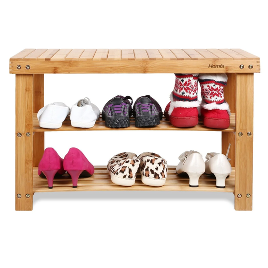 Liptak Wood Storage Bench