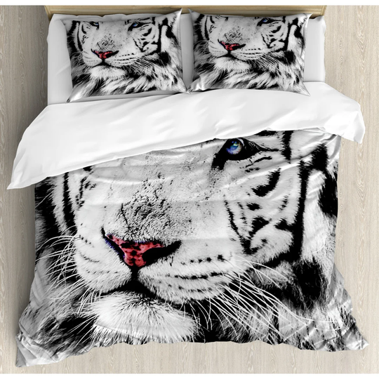 Scruggs Black/White 100% Brushed Microfibre Duvet Cover Set