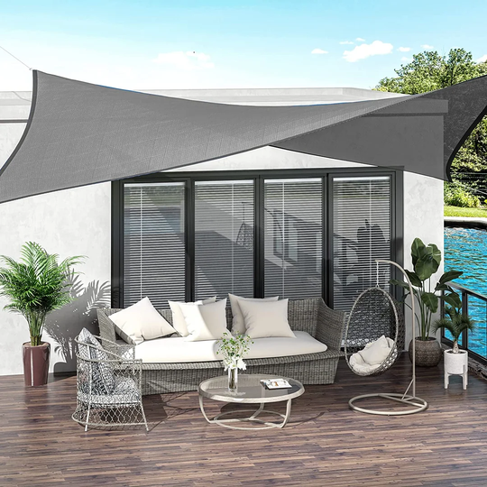 Allbee 5m x 4m Rectangular Shade Sail