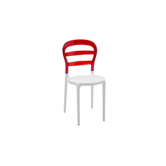 Set Of 4 Cue Chair In Polypropylene