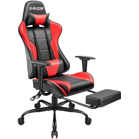 Gaming Chair with Footrest