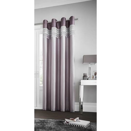 Geise Eyelet Room Darkening Single Curtain