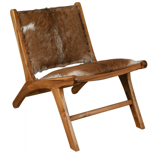 EvangelineGenuine Leather Upholstered Dining Chair