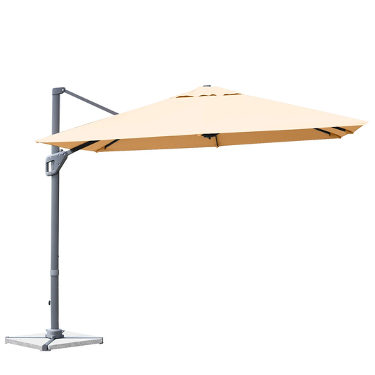 Milano 3m Square Cantilever Parasol