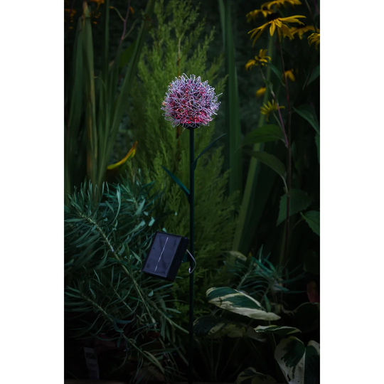 Solar Stake Light With Starburst Design