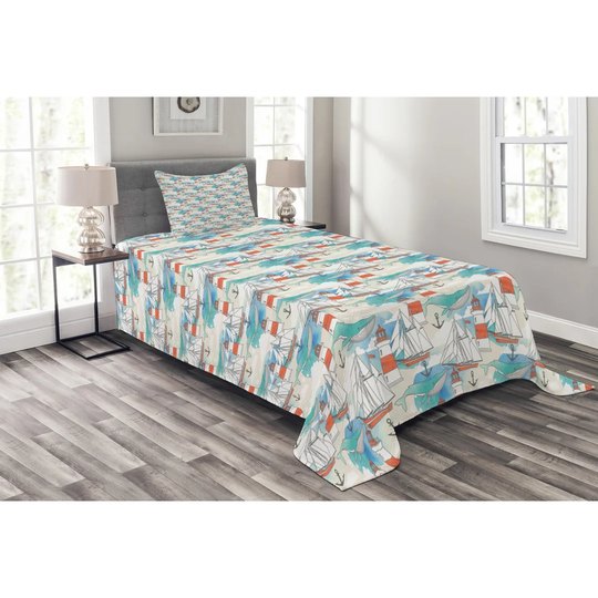 Agans Bedspread Set with Pillow Sham