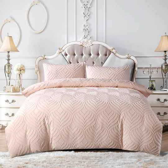 White Microfibre 180 TC Reversible Modern & Contemporary Duvet Cover Set