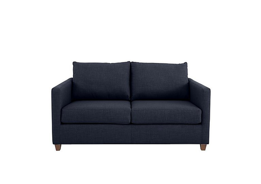Ollie Small Fabric Sofa Bed - Blue