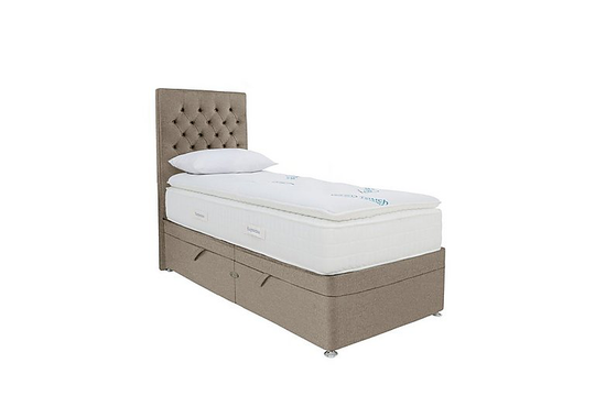 Sleepeezee - Geltouch Advanced 10000 Side-Lift Ottoman Divan Set - Single - Beige