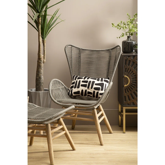 Baudin Lounge Chair and Footstool
