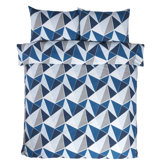 Voss Blue 132 TC Duvet Cover Set