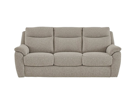Snug 3 Seater Fabric Sofa - Beige