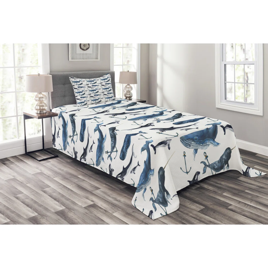 Afra Bedspread Set with Pillow Sham