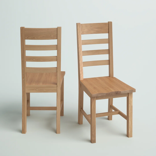 CO Solid Wood Dining Chairs (Set of 2)