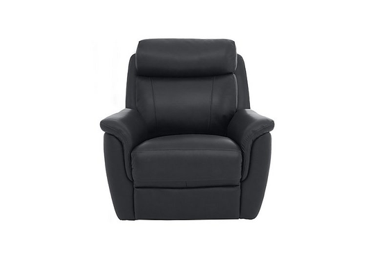 Orlando Leather Chair - Grey