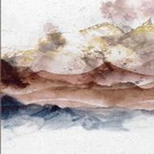 Golden Clouds - Wrapped Canvas Painting