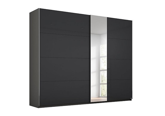 Rauch - Perth Sliding 240cm Wardrobe - Grey