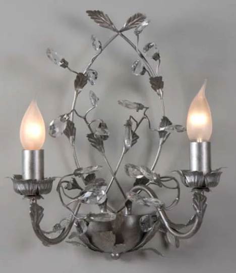 Glasscock 2-Light Candle Wall Light